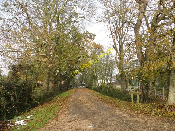 Photo 6"x4" Entrance to Whittingham Hall, Fressingfield Little Whittingham Green c2010