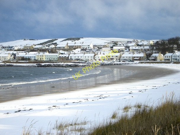 Photo 6"x4" November snow at the Port Portmahomack c2010