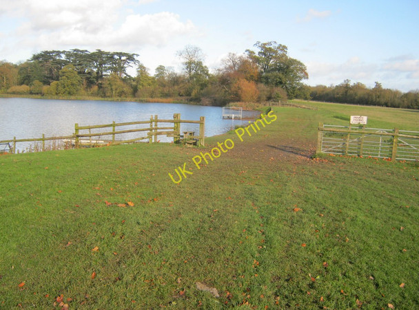 Photo 6"x4" Dam at Pirton Pool Pirton\/SO8847 c2010