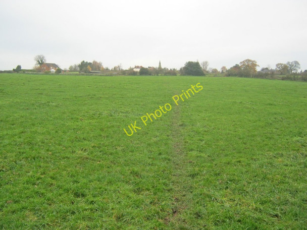 Photo 6"x4" Footpath to Nailstone Nailstone c2010
