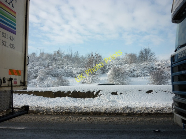 Photo 6"x4" At a standstill on the M18 southbound Maltby\/SK5292 c2010