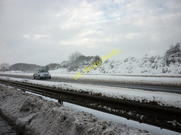 Photo 6"x4" At a standstill on the M18 southbound Brampton en le Morthen c2010