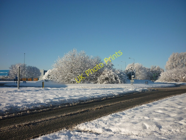 Photo 6"x4" Ennerdale Roundabout on Sutton Road, Hull West Carr\/TA0932 c2010