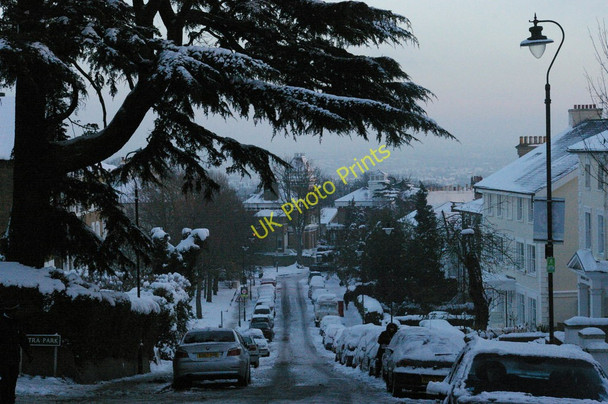 Photo 6"x4" Belvedere Road in snow Penge c2010