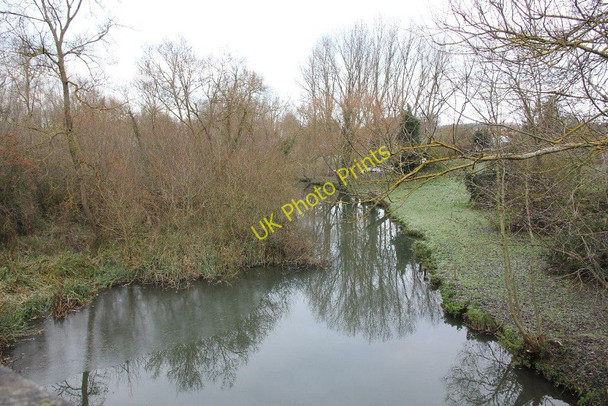 Photo 6"x4" Swift ditch from the bridge Abingdon c2010
