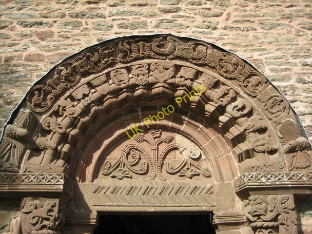 Photo 6"x4" Tympanum and arch, Kilpeck Kilpeck c2010