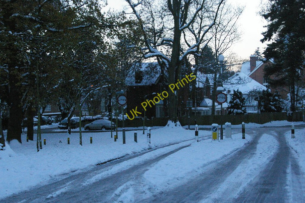 Photo 6"x4" Fox Hill: the green at the bottom of the hill, in snow Penge c2010