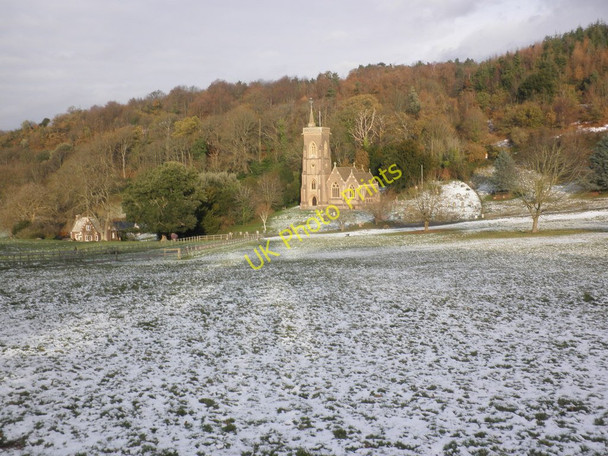 Photo 6"x4" Snowy scene, near West Quantoxhead West Quantoxhead c2010