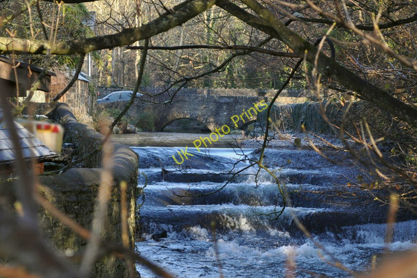 Photo 6"x4" The weir on the river Caen just below Dean's Bridge Braunton c2010