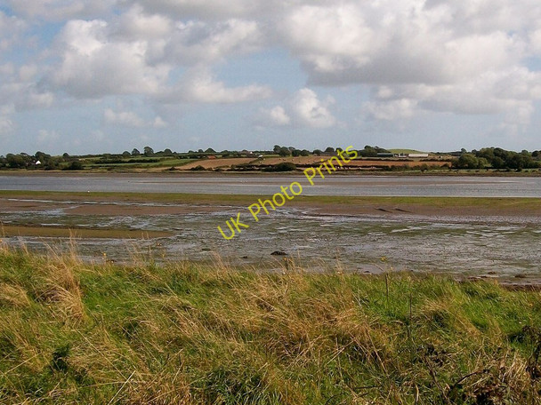 Photo 6"x4" View eastwards across the Dundrum Inner Bay towards farmland on the Lecale Peninsula Dundrum\/J4036 c2010