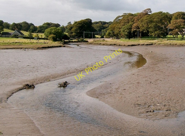Photo 6"x4" The tidal estuary of the Ardilea River from the causeway bridge Clough\/J4040 c2010