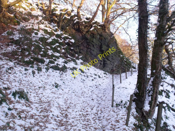 Photo 6"x4" Basalt outcrop, Carron Glen Denny c2010