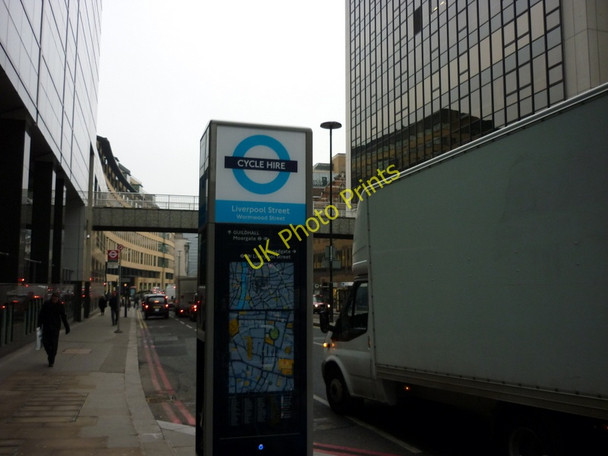 Photo 6"x4" Wormwood Street off Liverpool Street, London London c2010