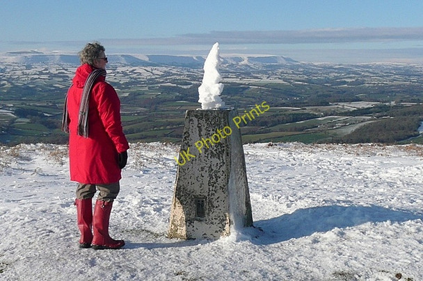 Photo 6"x4" On top of Garway Hill Garway Hill c2010