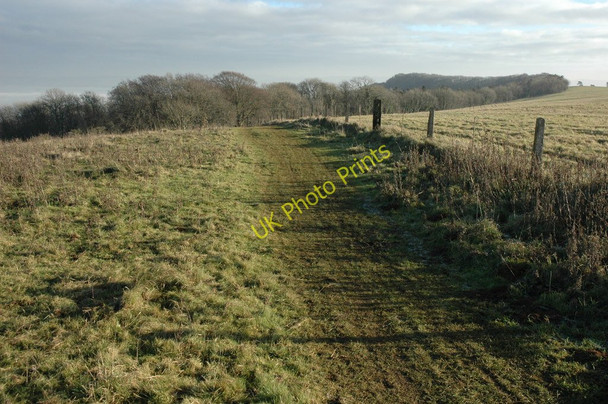 Photo 6"x4" Bridleway on Bredon Hill Elmley Castle c2010