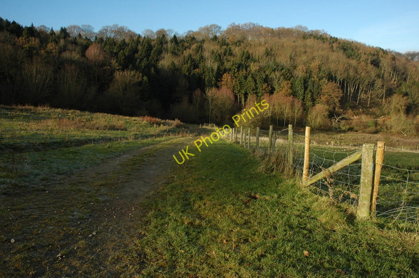 Photo 6"x4" Track on Bredon Hill Elmley Castle c2010