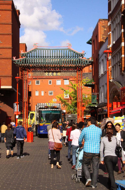 Photo 6"x4" Gerrard Street in Chinatown Westminster c2010