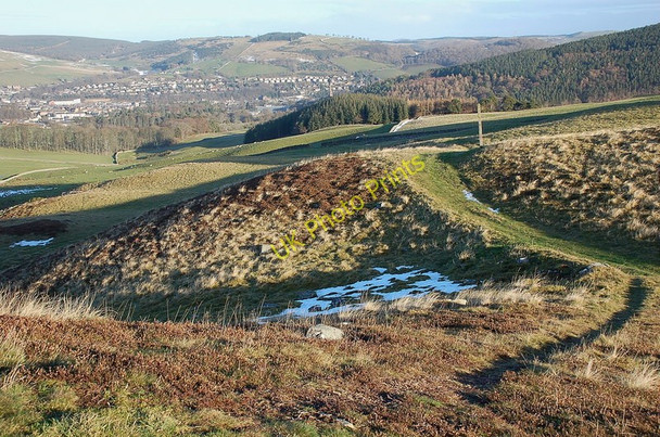 Photo 6"x4" Southern Upland Way descending to Galashiels Galashiels c2010