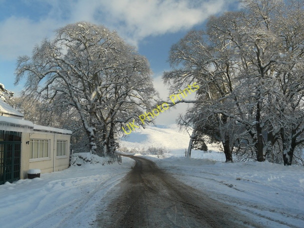 Photo 6"x4" The A837 by the Oykel Bridge Hotel Oykel Bridge c2010