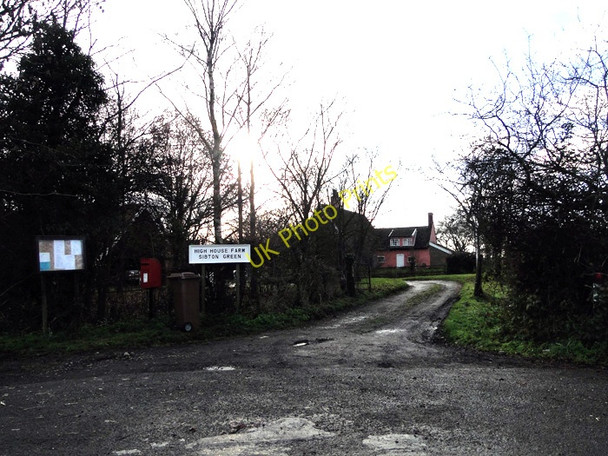 Photo 6"x4" Entrance to High House Farm, Sibton Green Sibton c2010