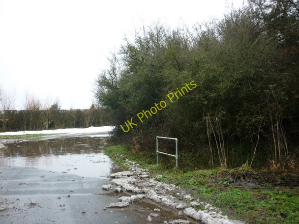 Photo 6"x4" A flood on the Nunkeeling Road Seaton\/TA1646 c2010