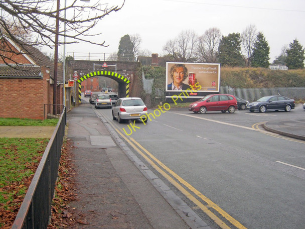 Photo 6"x4" Railway bridge over Brickfields Road Worcester c2010