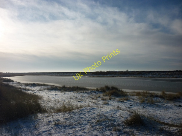 Photo 6"x4" The lagoon at Easington, East Yorkshire Easington\/TA3919 c2010