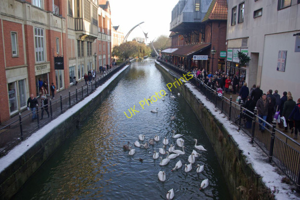 Photo 6"x4" River Witham, Lincoln Lincoln c2010