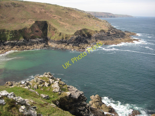 Photo 6"x4" Cornish coast from Porthmeor Cove Porthmeor c2010