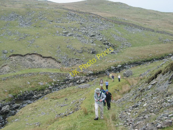 Photo 6"x4" Rhyd y Re Ford Llyn Grych-y-waun c2008