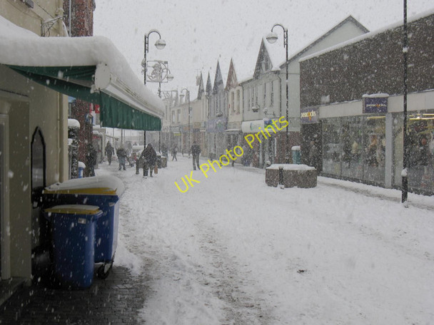 Photo 6"x4" Quay Street, Ammanford in the snow Ammanford\/Rhydaman c2010