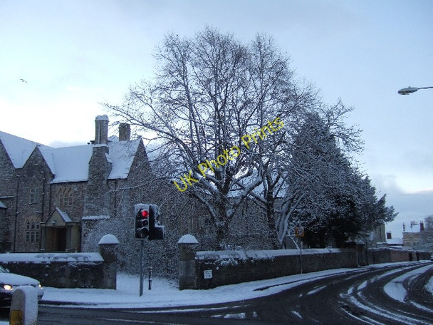 Photo 6"x4" College Road and part of the St Lukes campus Exeter c2010