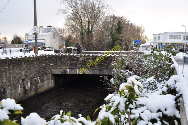 Photo 6"x4" Caen Bridge on the river Caen as seen from upstream Braunton c2010