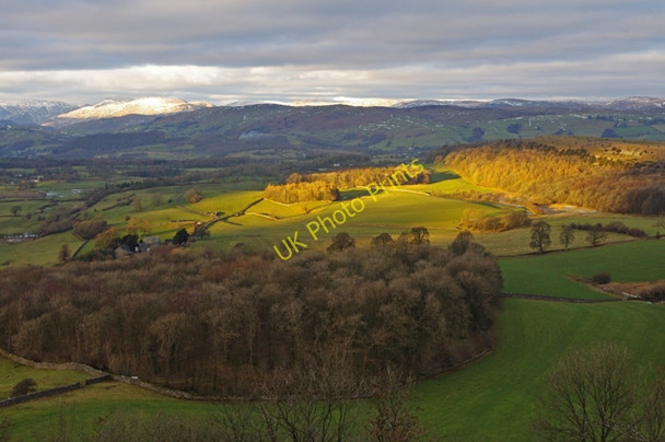 Photo 6"x4" Looking north from above Scout Scar Underbarrow c2010