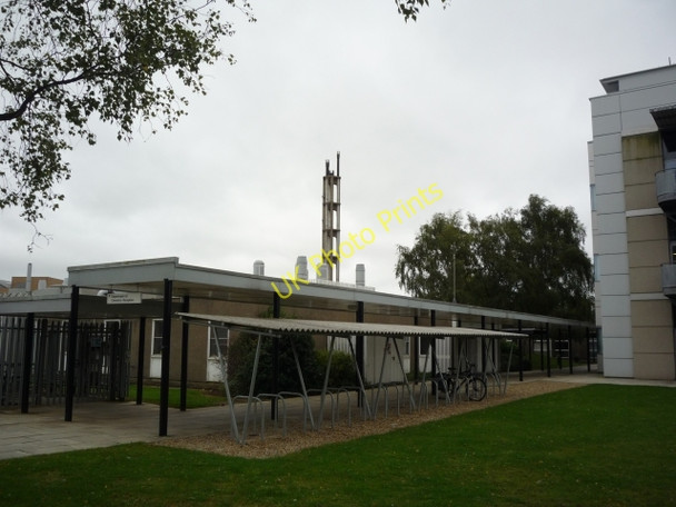 Photo 6"x4" Chemistry bike rack Heslington c2010