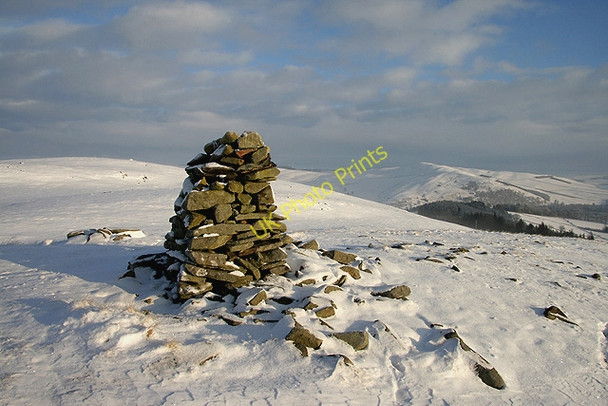 Photo 6"x4" A cairn on Mains Hill Torwoodlee Mains c2010
