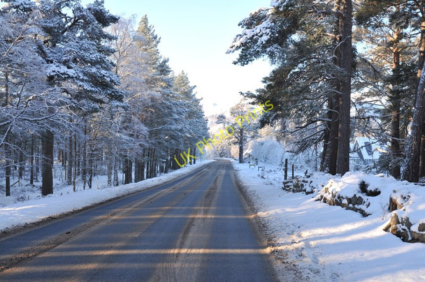 Photo 6"x4" Road from Cairngorm to Coylumbridge Coylumbridge c2010