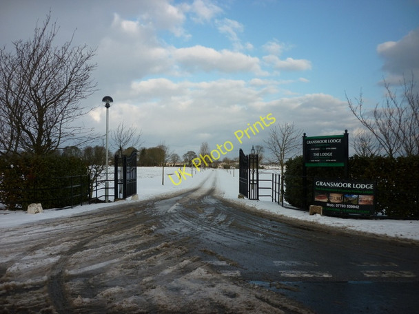Photo 6"x4" The entrance to Gransmoor Lodge Lissett c2010