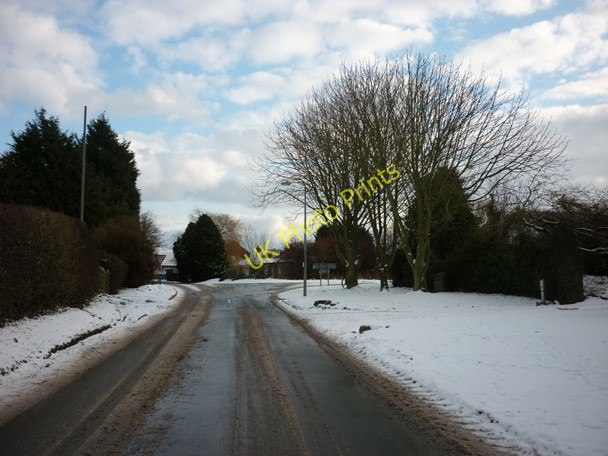 Photo 6"x4" Foston Lane joins North Frodingham Road at Beeford Beeford c2010