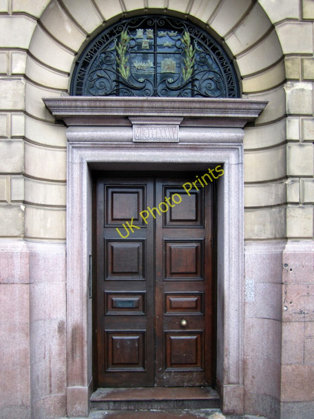 Photo 6"x4" Doorway, Bewick House Newcastle upon Tyne c2010
