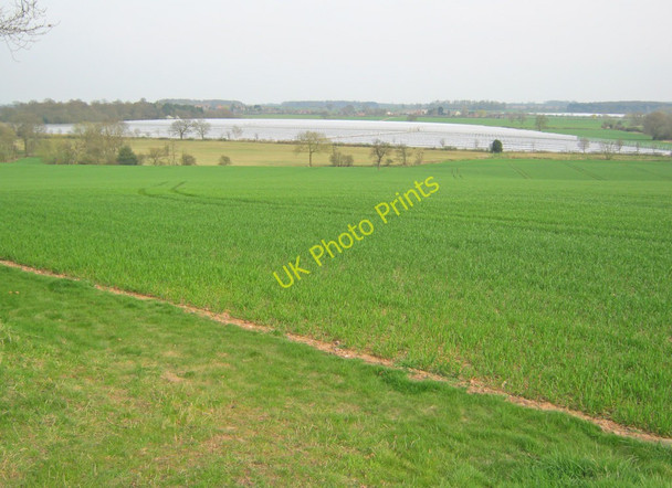 Photo 6"x4" The Mease valley east of Seal Fields Farm Chilcote c2010
