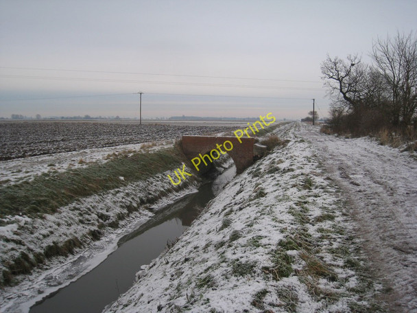 Photo 6"x4" Bridge of the former Axholme Joint Railway Crowle Hill c2010