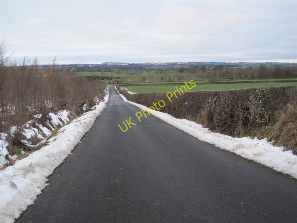 Photo 6"x4" Road from Capheaton to the A696 Capheaton c2010