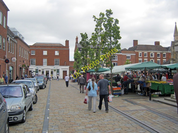 Photo 6"x4" Saturday Country Market at Lichfield Lichfield c2010