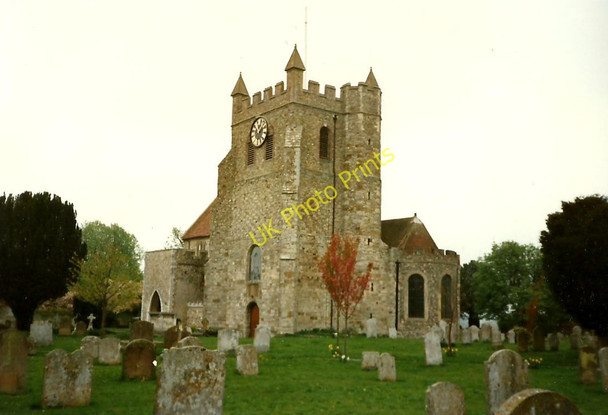 Photo 6"x4" St. Gregory & St. Martins' Church, Wye Wye c1997