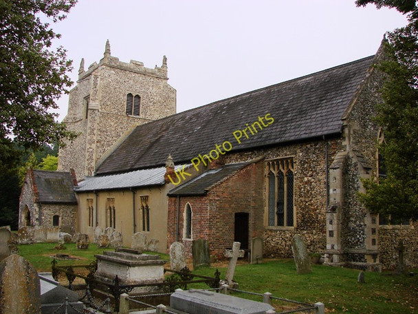 Photo 6"x4" Stratton Strawless St Margaret's church Stratton Strawless c2009