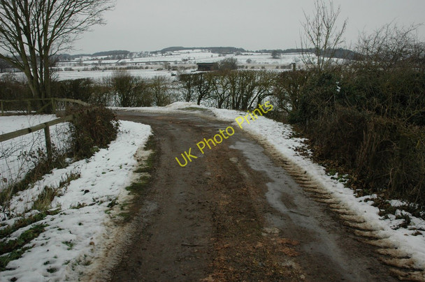 Photo 6"x4" Lane near the entrance to Dawley Caravan Park Shuthonger c2010