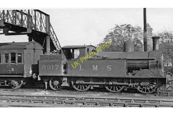Photo 6"x4" Leighton Buzzard Station and branch train to Dunstable Leighton Buzzard c1948