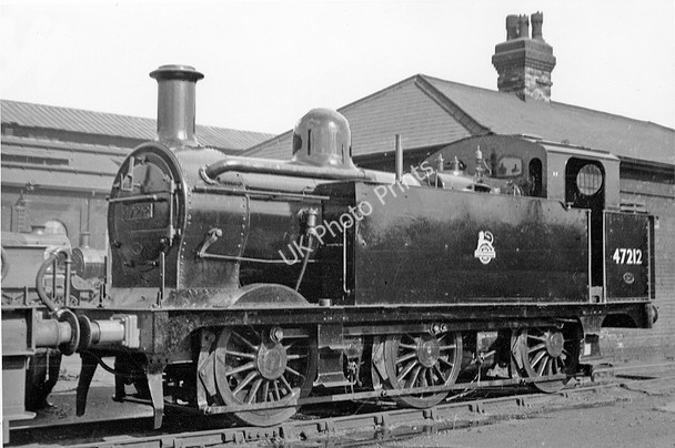 Photo 6"x4" Derby: ex-Midland 0-6-0T freshly repaired out of the Works Derby\/SK3535 c1950