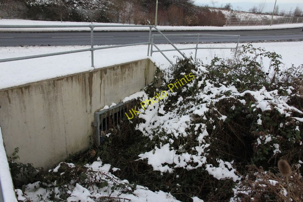 Photo 6"x4" Culvert under the road Didcot c2010